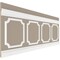 Ekena Millwork 94 1/2"L (Adjustable 36"H to 40"H) Ashford Scalloped Panel Traditional Wainscot Paneling Kit WPKUSC011P036 - alternate 3